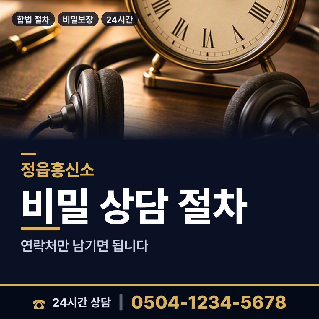 정읍 감곡면 흥신소추천 상담 안내